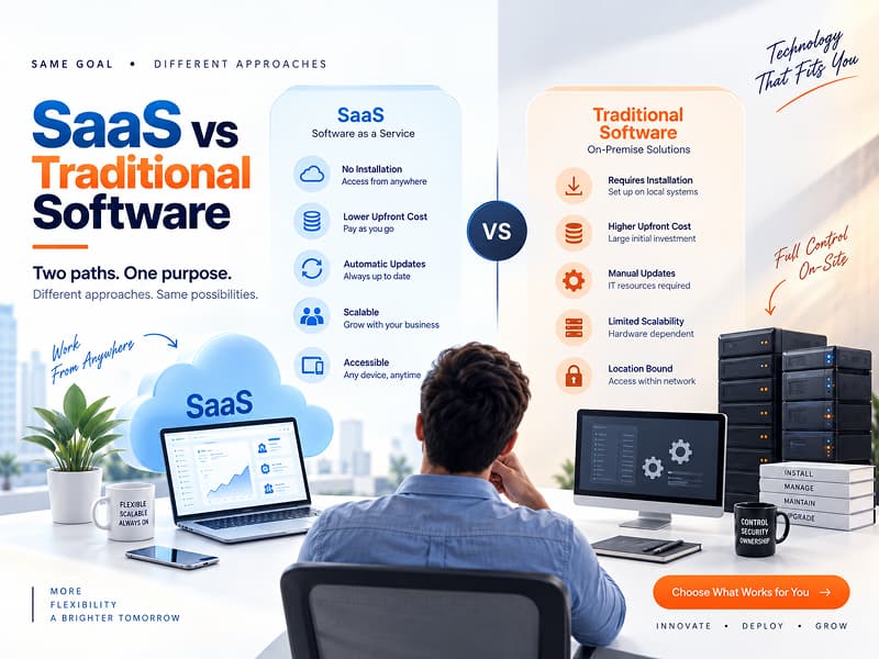 SaaS vs Traditional Software