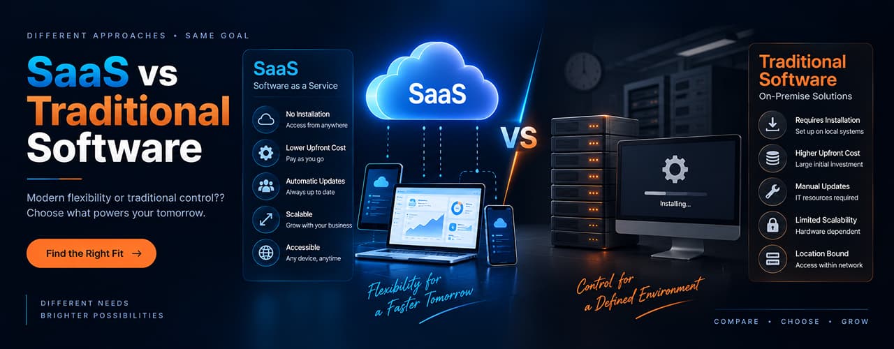 SaaS vs Traditional Software