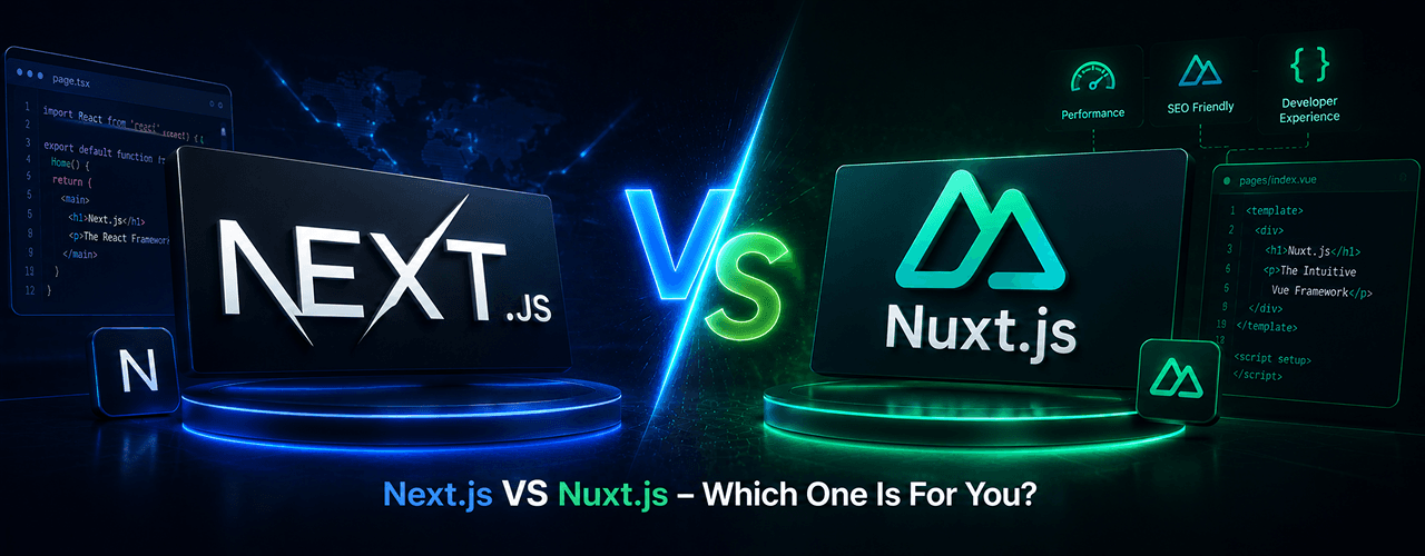 Next.js VS Nuxt.js – Which One Is For You?