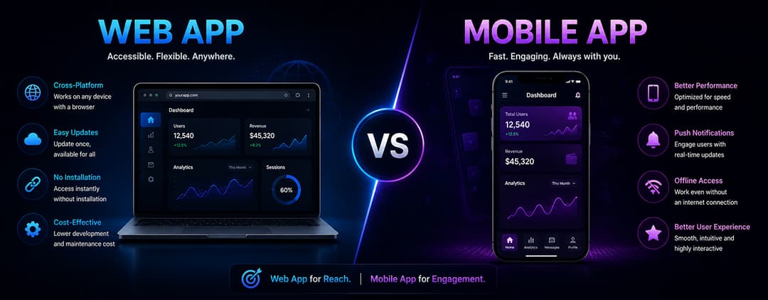 Web App vs Mobile App