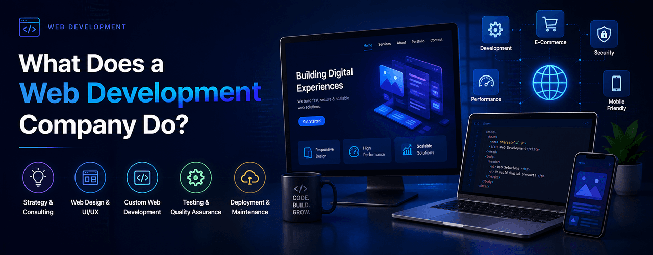 What Does a Web Development Company Do?
